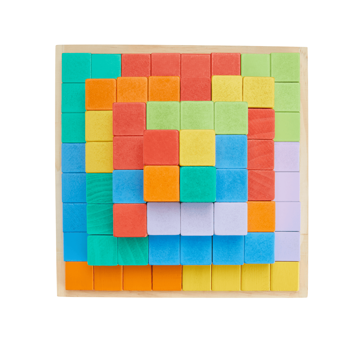 Fisher-Price Juguete para Bebés Pirámide de Bloques de Madera