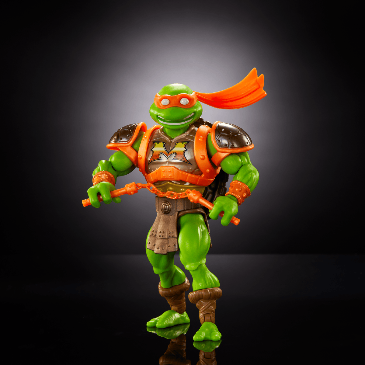 Motu Origins Turtles Of Grayskull Michelangelo Action Figure Toy, TMNT Masters Of The Universe
