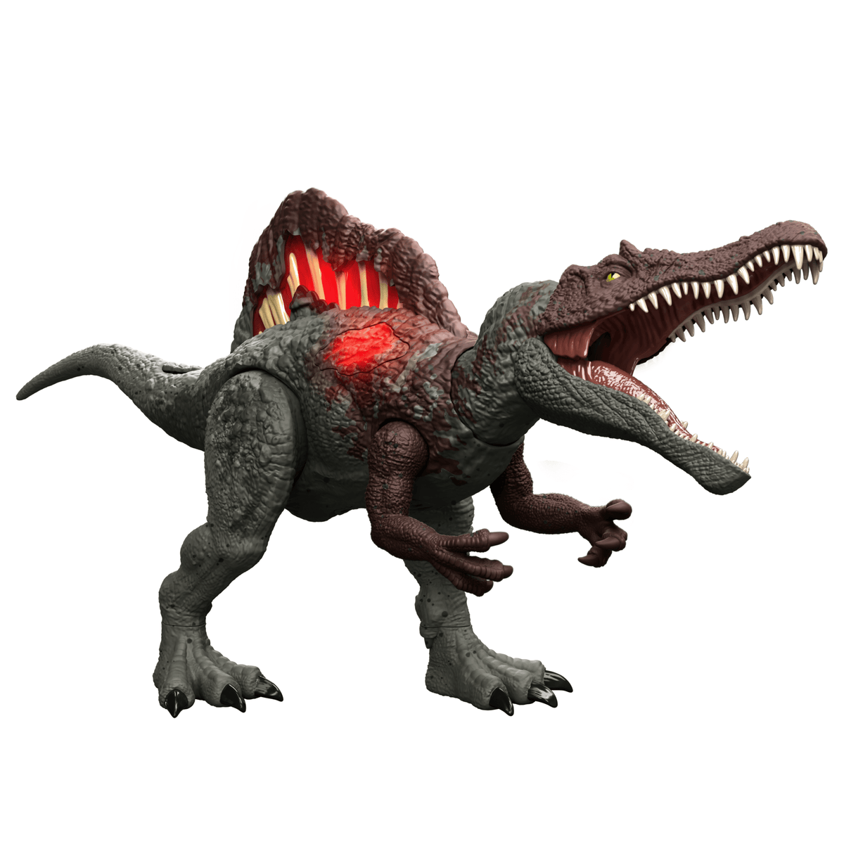 Jurassic World Epic Attack Slash Attackin’ Spinosaurus Dinosaur Action Figure Toy, Multiple Features