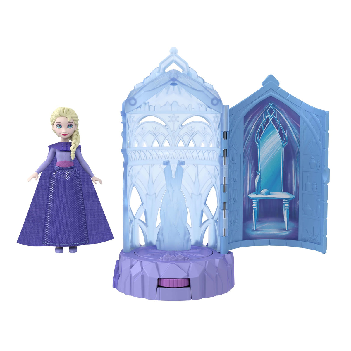 Disney Frozen Conjunto de Brinquedo Castelo de Gelo Spin Surprise