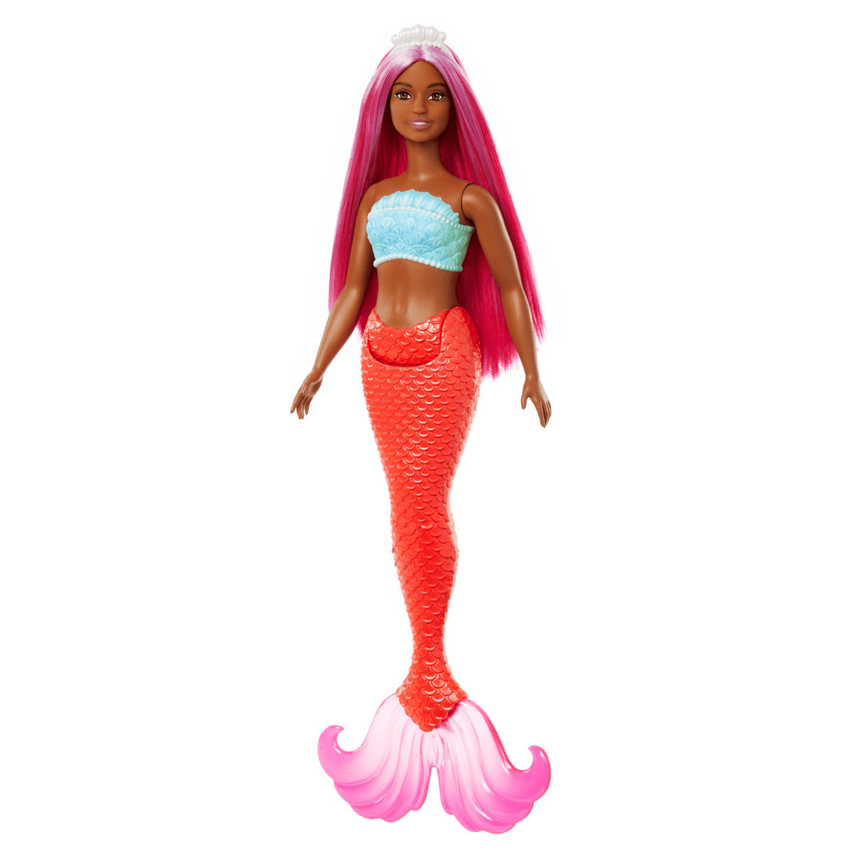 Barbie Mermaid Dolls With Colorful Hair, Tails And Headband Accessories