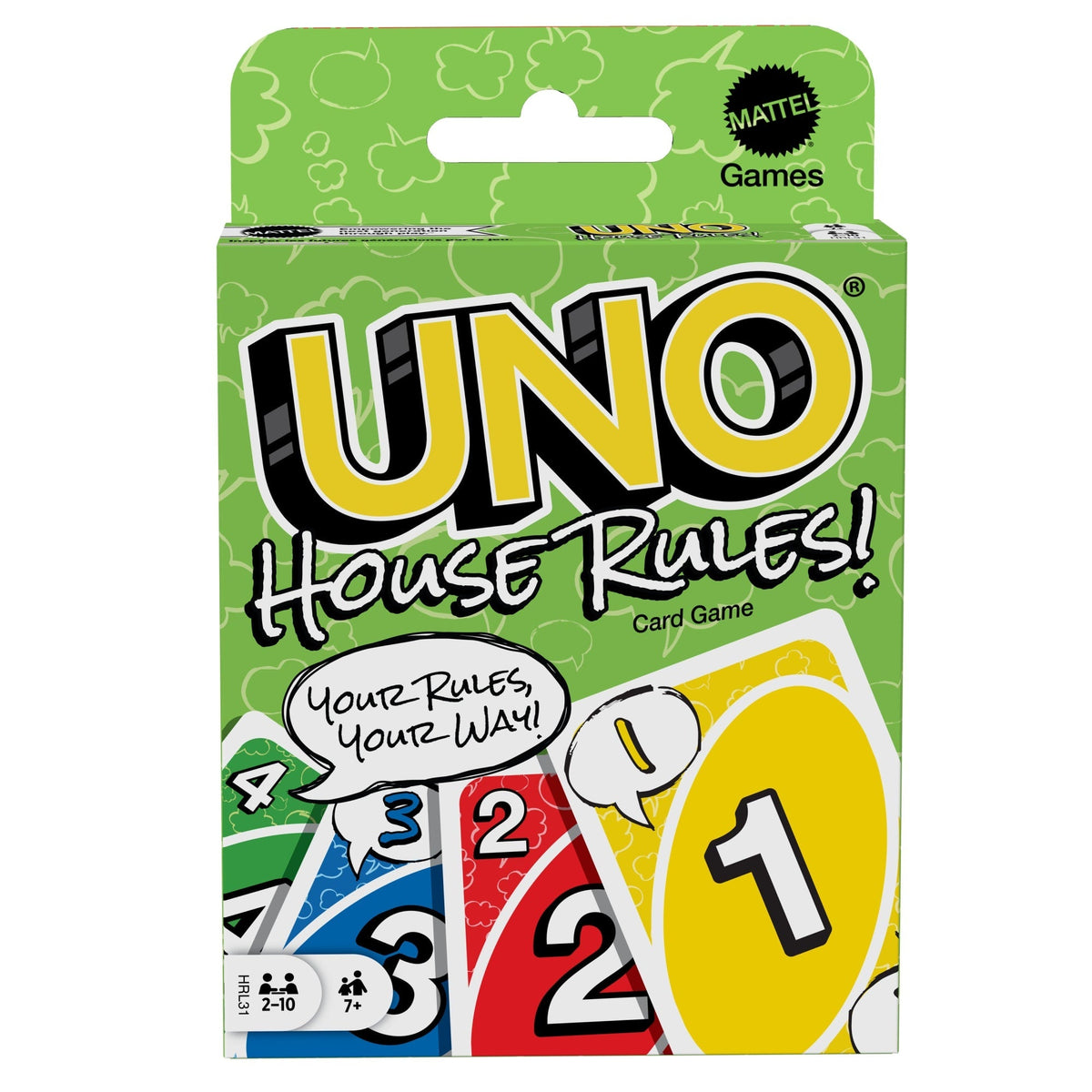 UNO House Rules Card Game For Adult, Family & Game Night