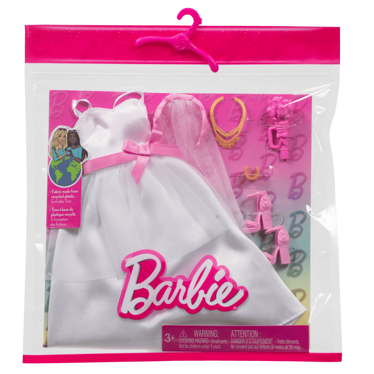 Barbie CloThes, Bridal Fashion Pack For Barbie Doll On Wedding Day