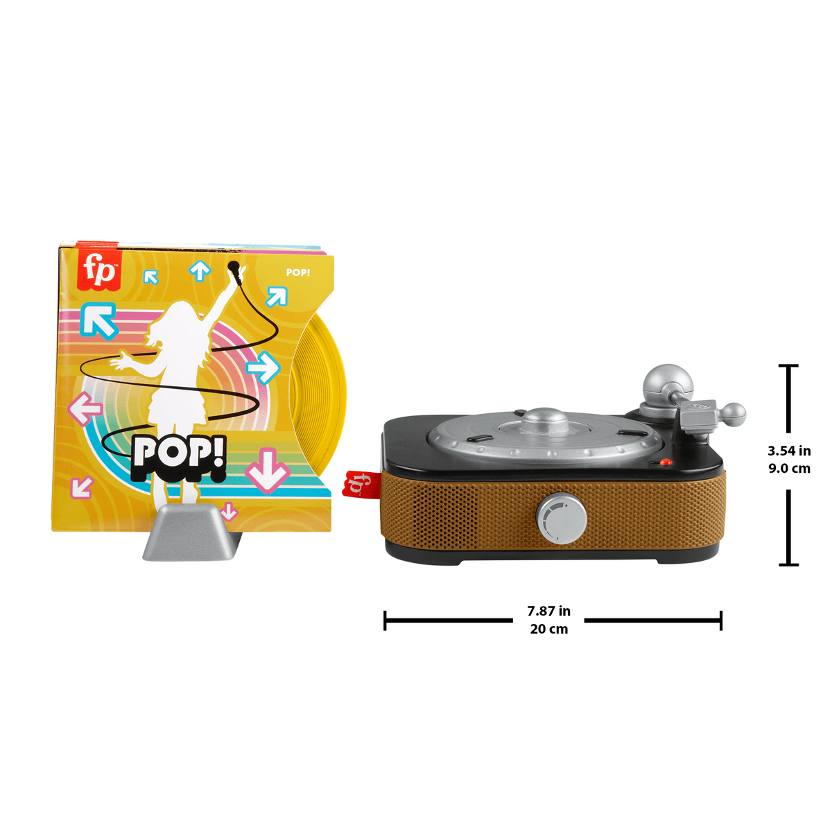 Fisher-Price Rockin’ Record Player Musical Toy For Preschool Pretend Play