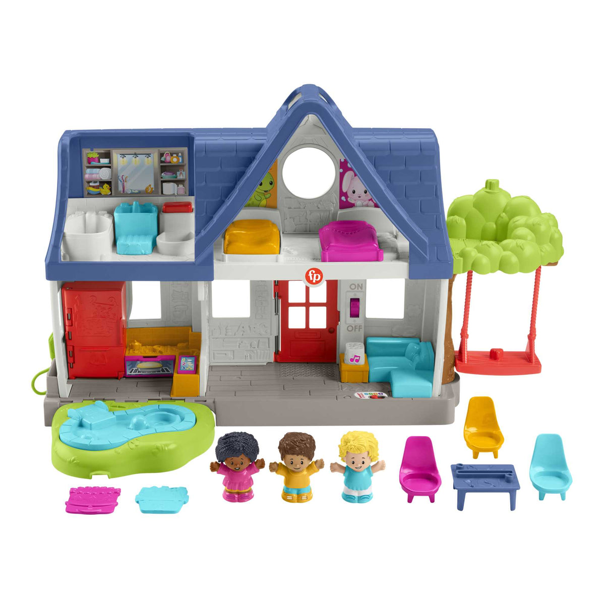 Little People Toddler Learning Toy, Playset With Figures And Music, Friends Together Play House