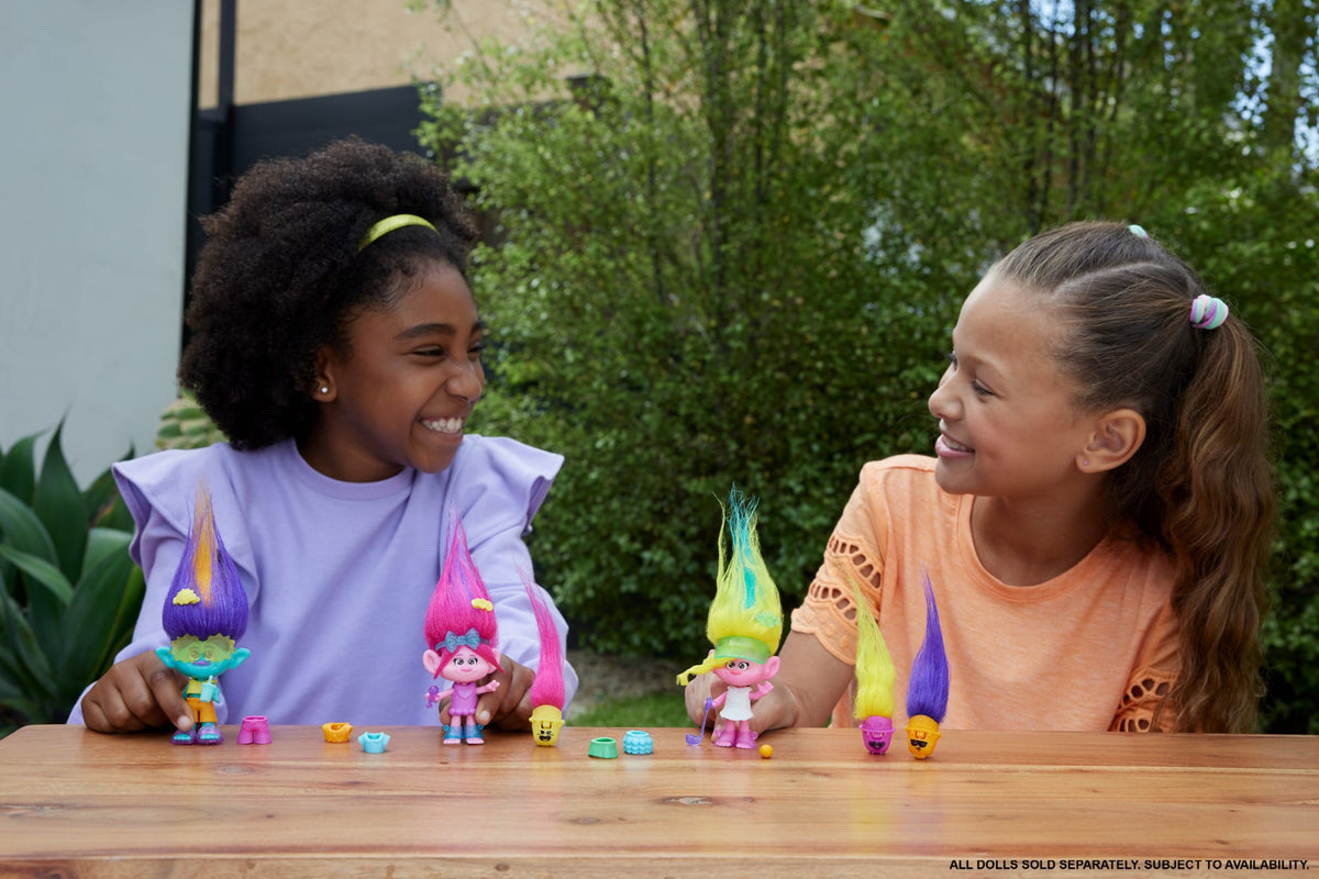 Dreamworks Trolls Band Together Hair Pops Viva Small Doll & Accessories, Toys inspired By The Movie